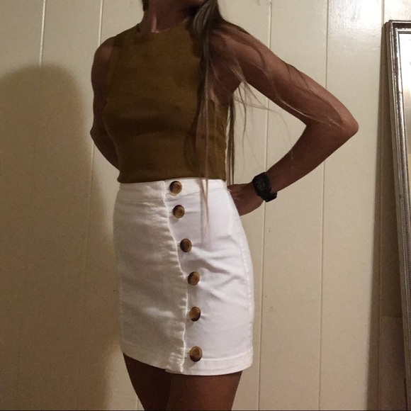 Free people button skirt - Picture 2 of 4